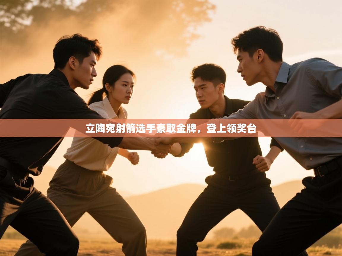 立陶宛射箭选手豪取金牌，登上领奖台  第2张