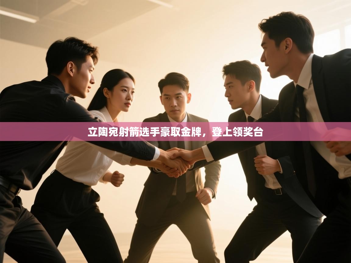 立陶宛射箭选手豪取金牌，登上领奖台